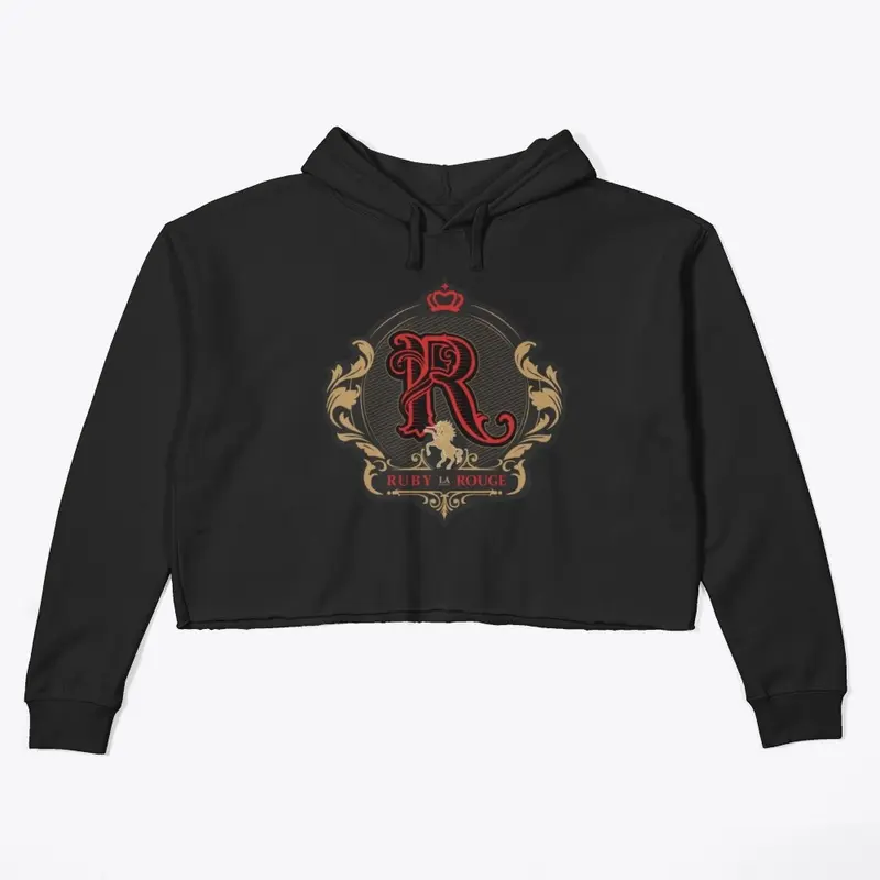 Front Logo Crop Hoodie 